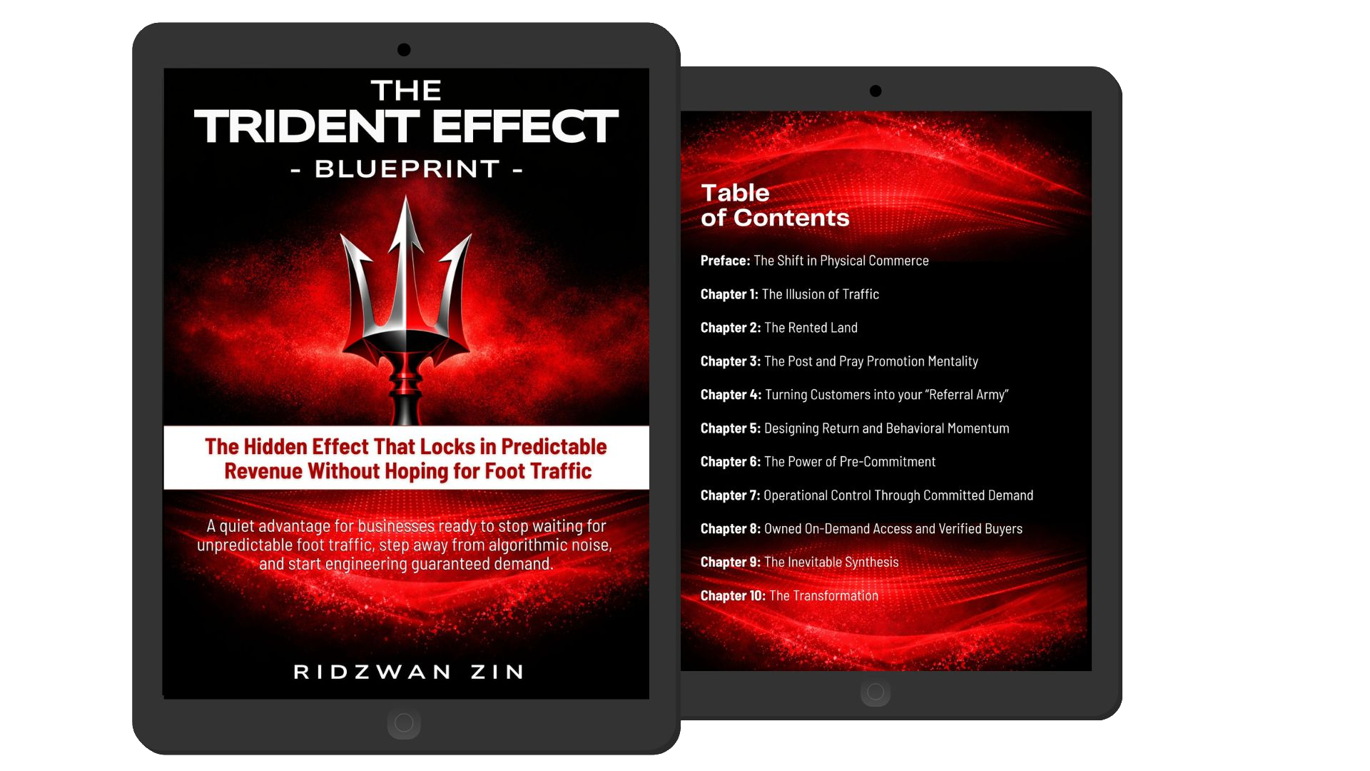 Trident Effect Blueprint on iPad